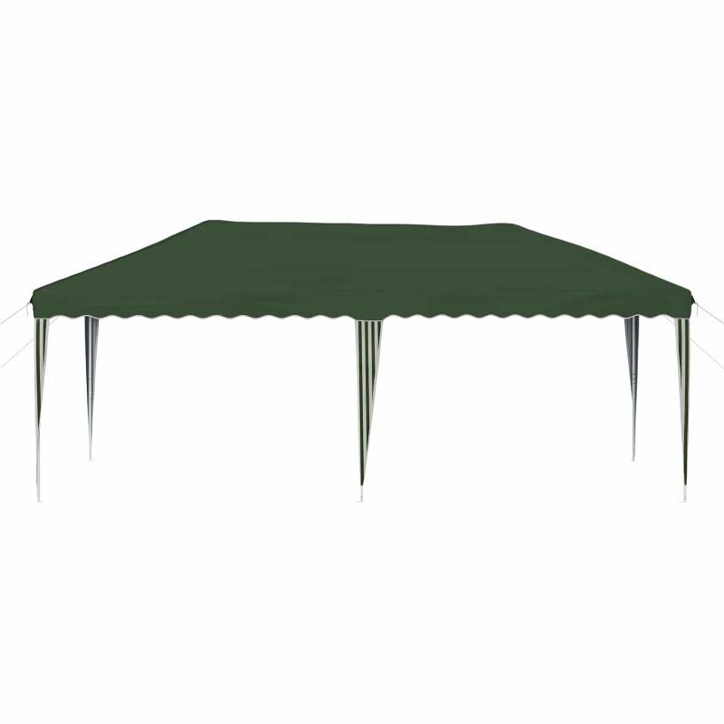 Namiot imprezowy rozkładany 575 x 290 x 245 cm zielony