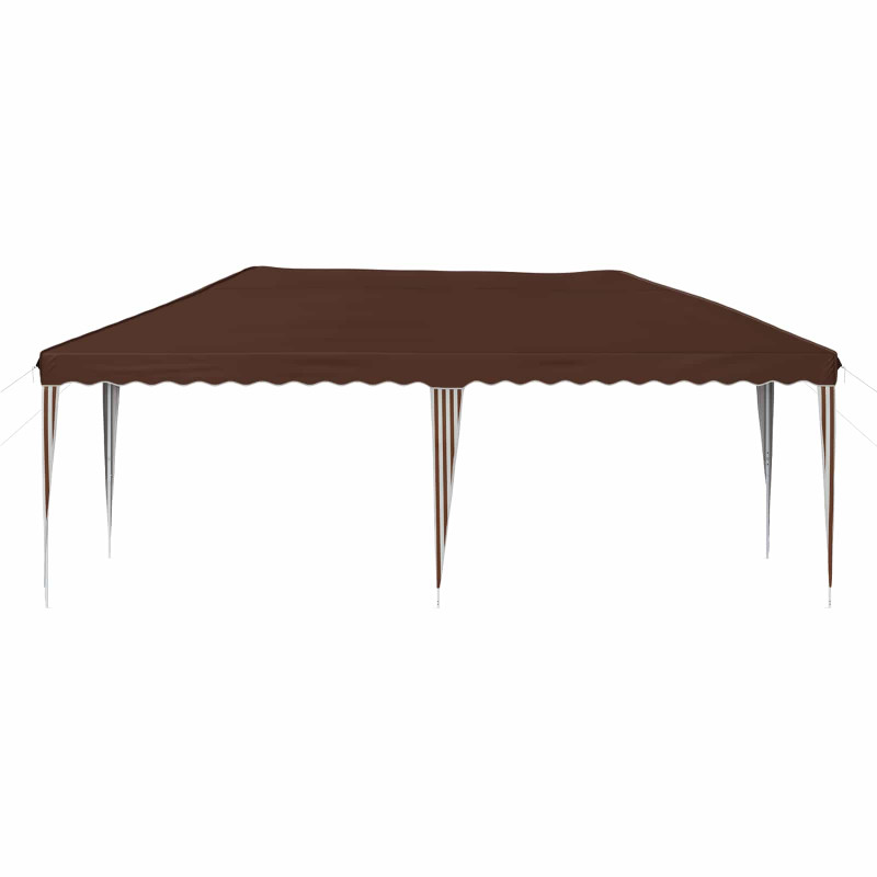 Namiot imprezowy rozkładany 575 x 290 x 245 cm brązowy