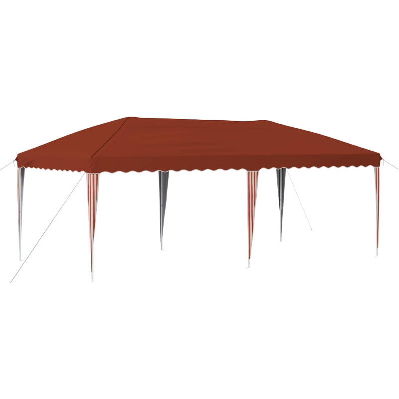 Namiot imprezowy rozkładany 575 x 290 x 245 cm terakota