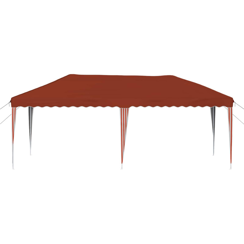 Namiot imprezowy rozkładany 575 x 290 x 245 cm terakota