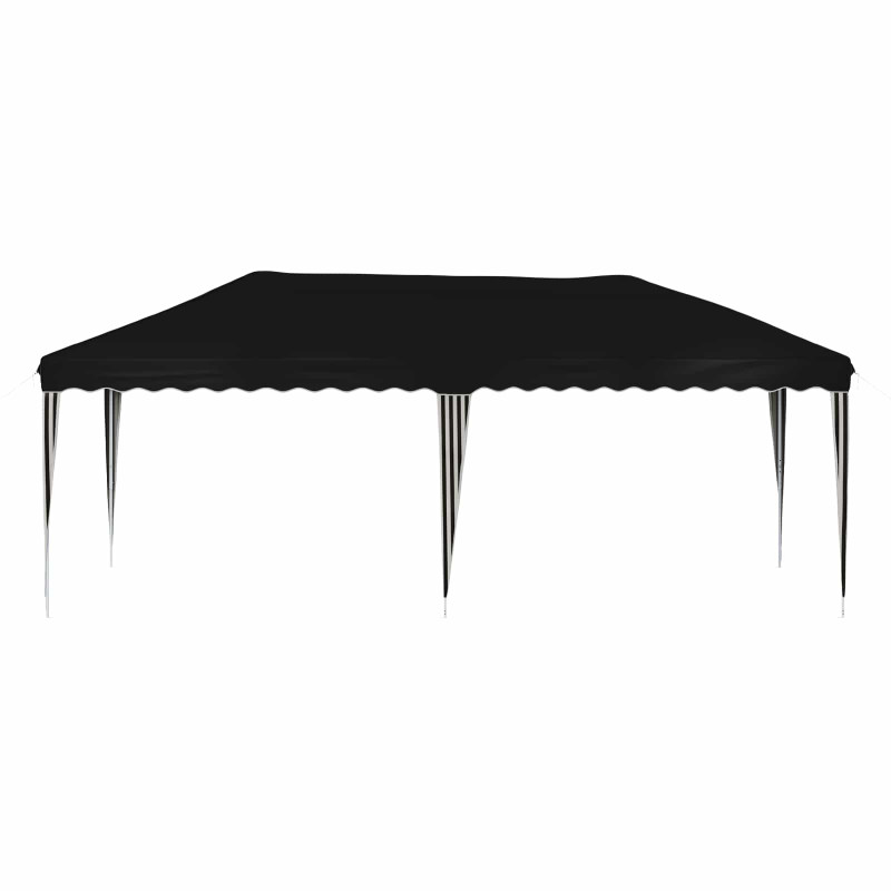 Namiot imprezowy rozkładany 575 x 290 x 245 cm Czarny