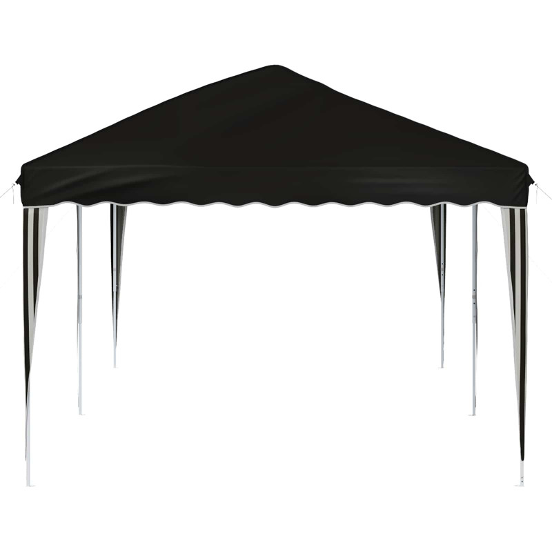 Namiot imprezowy rozkładany 575 x 290 x 245 cm Czarny