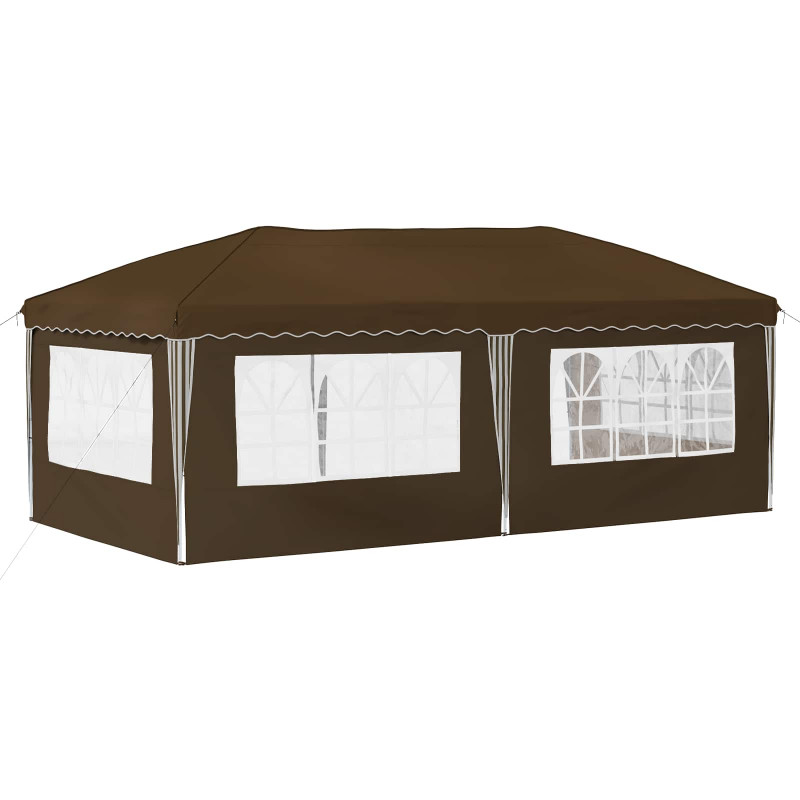 Namiot imprezowy rozkładany 575 x 289 x 245 cm Ciemnoszary
