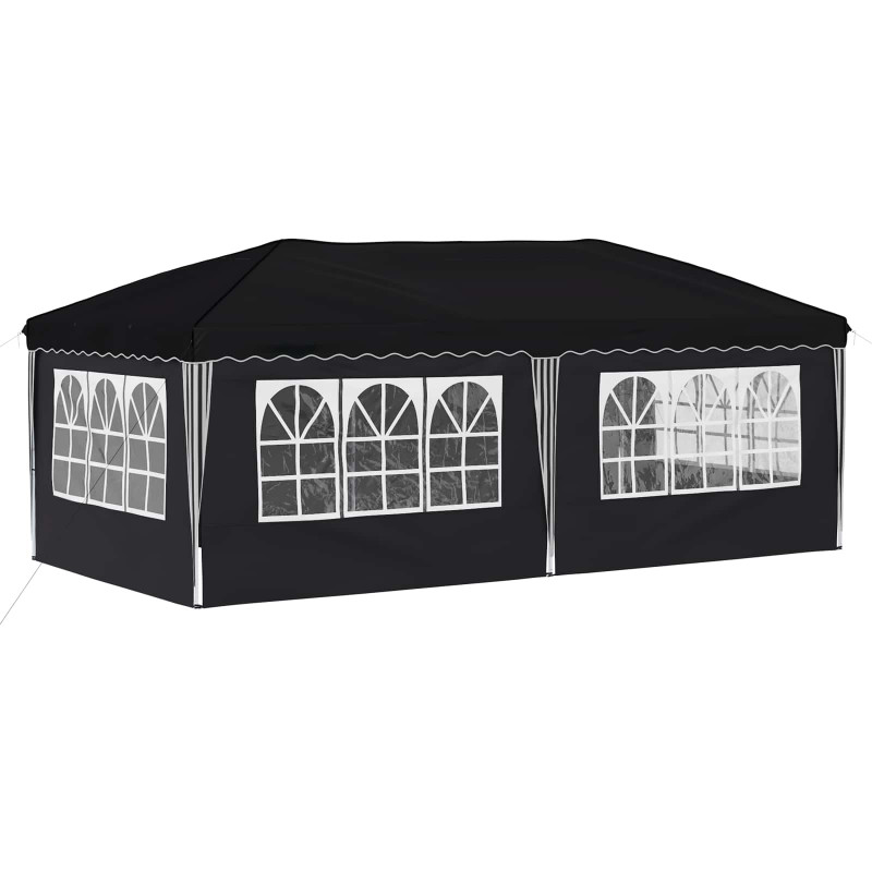 Namiot imprezowy rozkładany 575 x 288 x 245 cm antracytowy