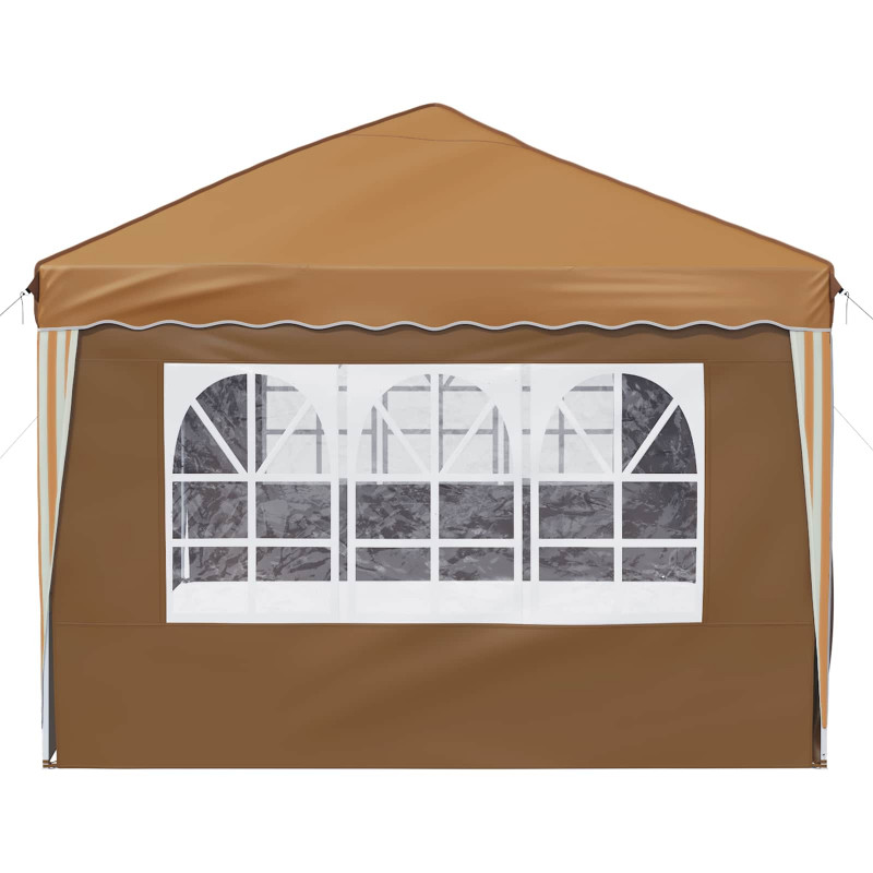 Namiot imprezowy rozkładany 575 x 288 x 245 cm Beżowy