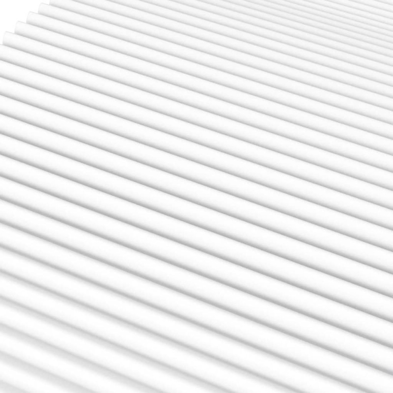 Materac piankowy, biały, 80x210 cm, twardość H2/H3
