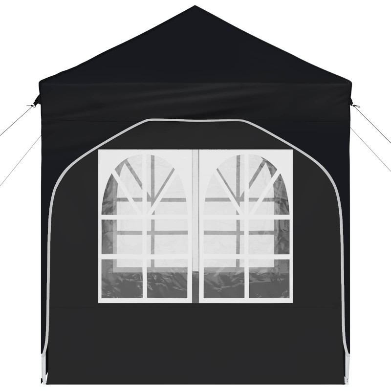Namiot imprezowy rozkładany 192 x 192 x 245 cm Antracyt