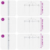 Namiot imprezowy rozkładany 192 x 192 x 245 cm Czarny