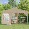 Namiot imprezowy rozkładany 290 x 290 x 245 cm kremowy