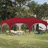 Namiot imprezowy rozkładany bordowy 575 x 288 x 245 cm