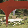Namiot imprezowy rozkładany terakota 575 x 288 x 245 cm