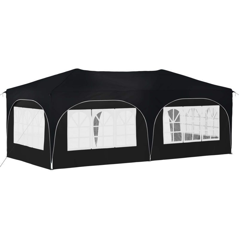 Namiot imprezowy rozkładany Antracyt 575 x 288 x 245 cm