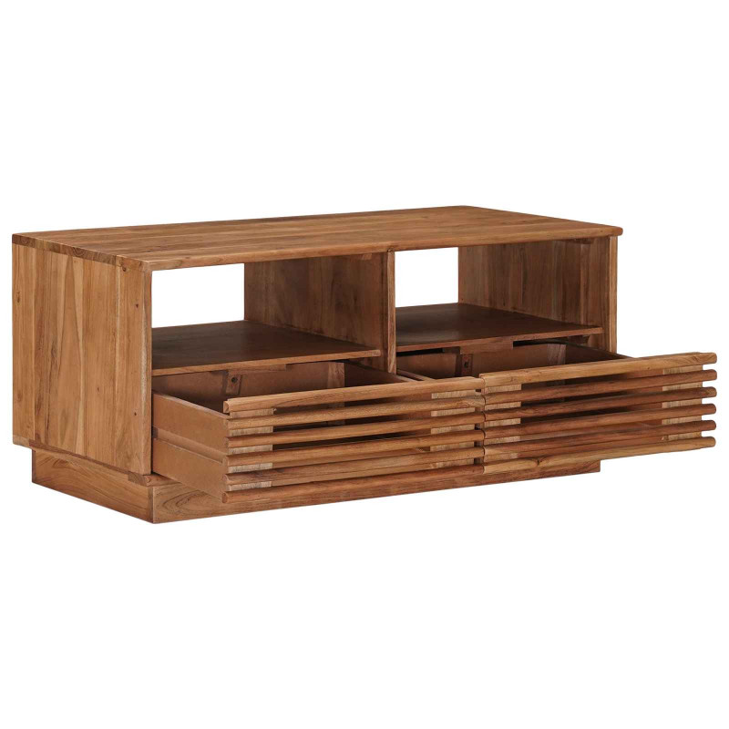 Stolik kawowy z szufladą Naturalny 85 x 45,5 x 40 cm