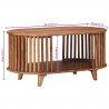 Stolik kawowy Naturalny 85 x 50 x 40 cm