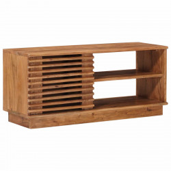 Szafka pod telewizor z drzwiami Naturalny 90 x 30 x 40 cm