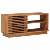 Szafka pod telewizor z drzwiami Naturalny 90 x 30 x 40 cm