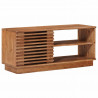 Szafka pod telewizor z drzwiami Naturalny 90 x 30 x 40 cm