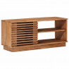 Szafka pod telewizor z drzwiami Naturalny 90 x 30 x 40 cm