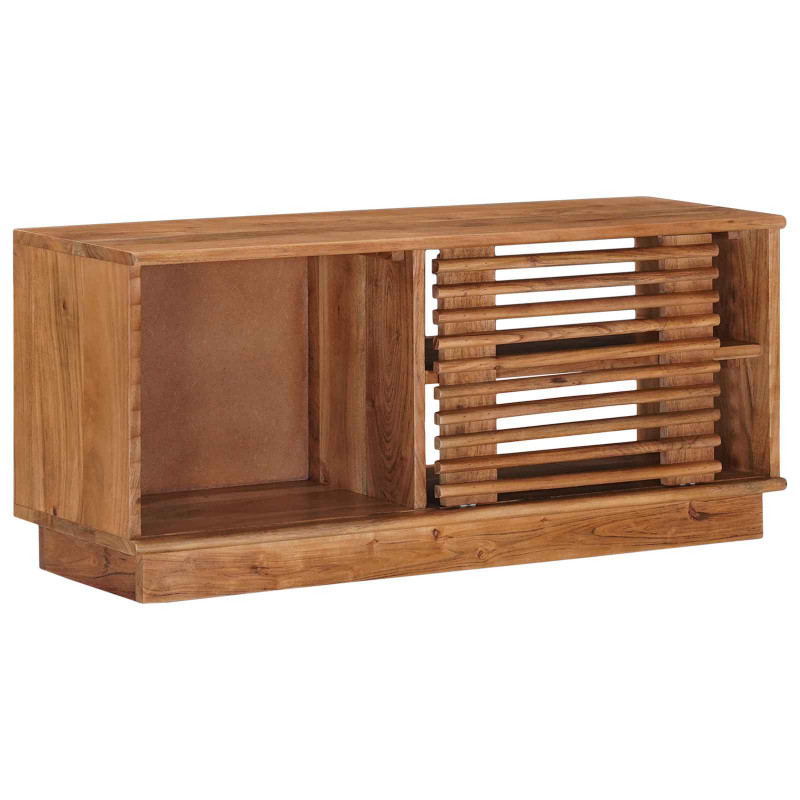 Szafka pod telewizor z drzwiami Naturalny 90 x 30 x 40 cm