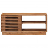 Szafka pod telewizor z drzwiami Naturalny 90 x 30 x 40 cm