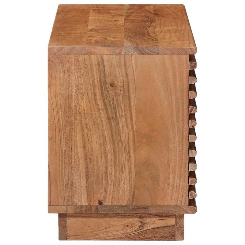 Szafka pod telewizor z drzwiami Naturalny 90 x 30 x 40 cm