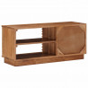 Szafka pod telewizor z drzwiami Naturalny 90 x 30 x 40 cm