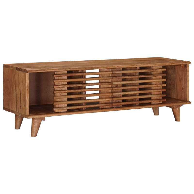 Szafka pod telewizor z drzwiami Naturalny 105 x 30 x 35 cm