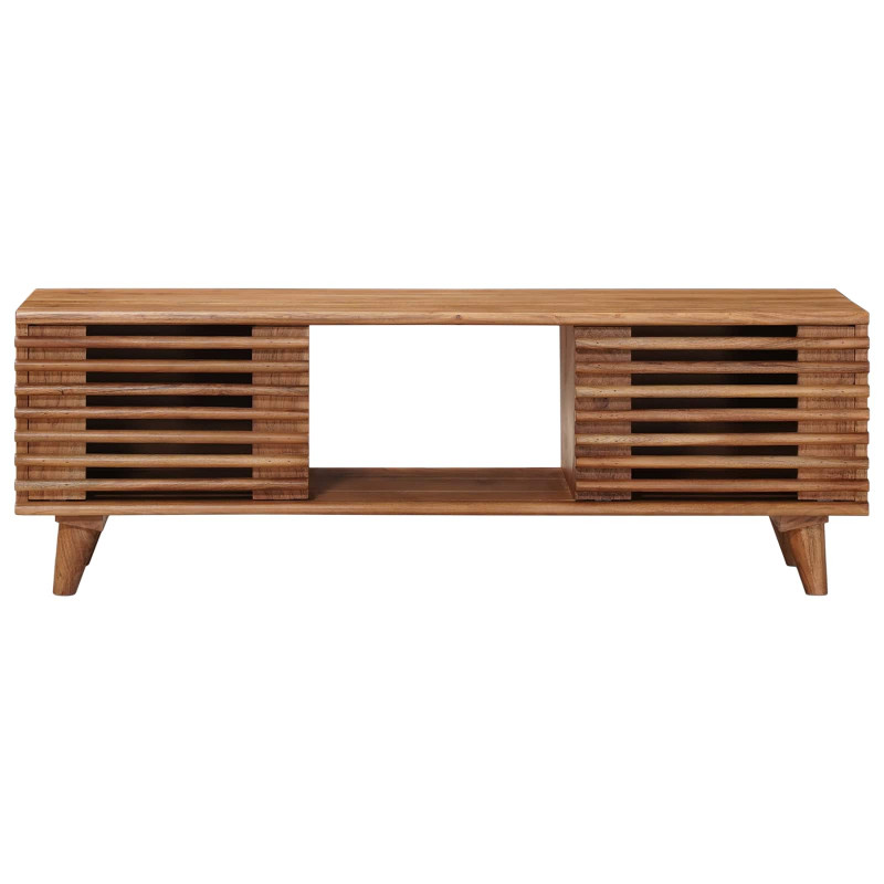 Szafka pod telewizor z drzwiami Naturalny 105 x 30 x 35 cm