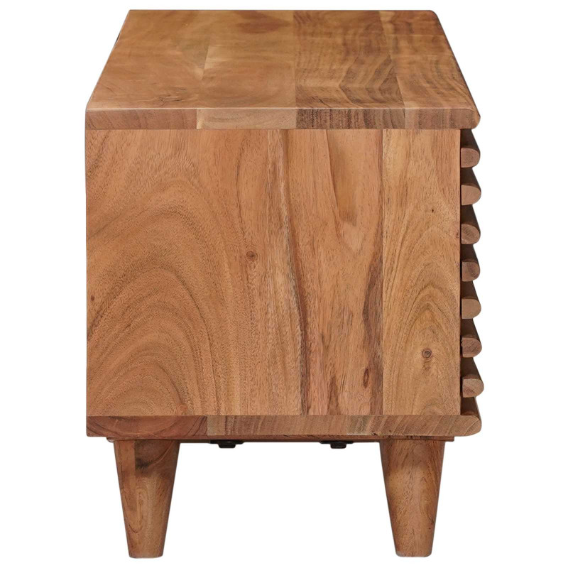 Szafka pod telewizor z drzwiami Naturalny 105 x 30 x 35 cm
