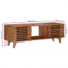 Szafka pod telewizor z drzwiami Naturalny 105 x 30 x 35 cm