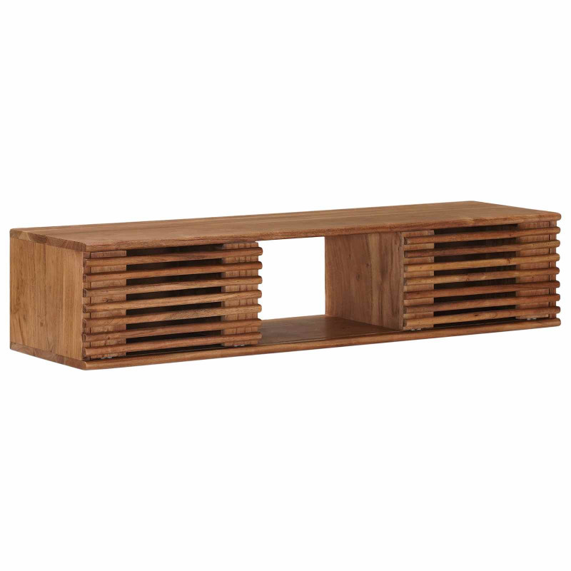 Szafka pod telewizor z drzwiami Naturalny 105 x 30 x 22,5 cm