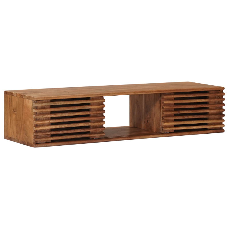 Szafka pod telewizor z drzwiami Naturalny 105 x 30 x 22,5 cm