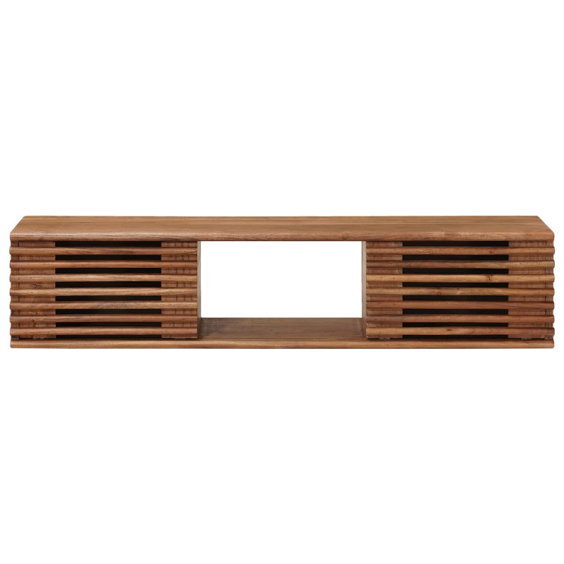 Szafka pod telewizor z drzwiami Naturalny 105 x 30 x 22,5 cm