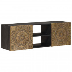 Szafka pod telewizor z półką Mosiądz 105 x 30 x 35 cm