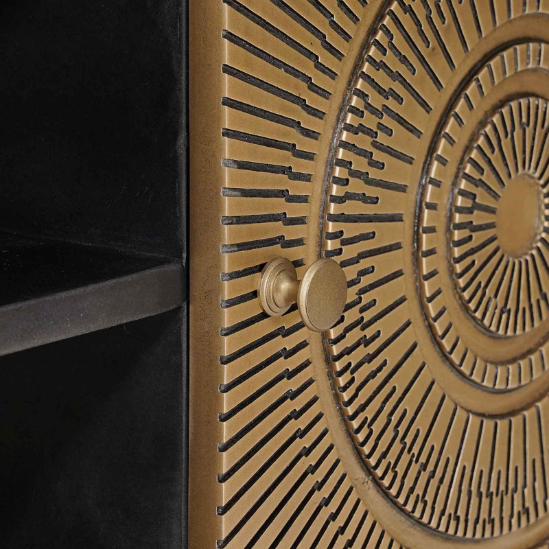 Szafka pod telewizor z półką Mosiądz 105 x 30 x 35 cm