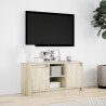 Szafka pod TV z LED, dąb sonoma, 100x34x50 cm