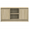 Szafka pod TV z LED, dąb sonoma, 100x34x50 cm