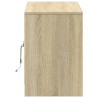 Szafka pod TV z LED, dąb sonoma, 100x34x50 cm