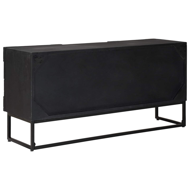 Szafka pod telewizor z szufladą z półką Czarny 105 x 30 x 54 cm