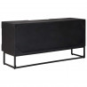 Szafka pod telewizor z szufladą z półką Czarny 105 x 30 x 54 cm