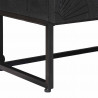 Szafka pod telewizor z szufladą z półką Czarny 105 x 30 x 54 cm
