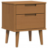 Szafka Nocna Karmel 40 x 35 x 48 cm Lite drewno sosnowe