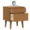 Szafka Nocna Karmel 40 x 35 x 48 cm Lite drewno sosnowe