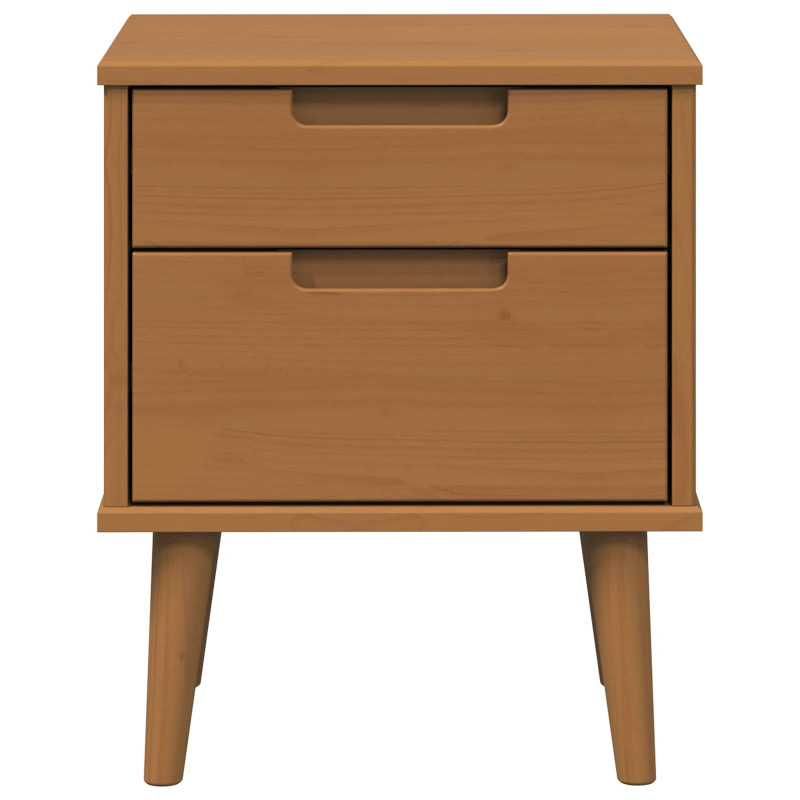 Szafka Nocna Karmel 40 x 35 x 48 cm Lite drewno sosnowe