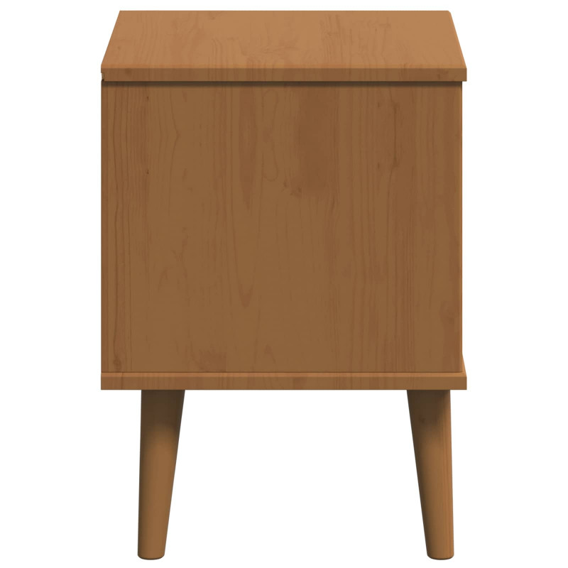 Szafka Nocna Karmel 40 x 35 x 48 cm Lite drewno sosnowe