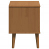 Szafka Nocna Karmel 40 x 35 x 48 cm Lite drewno sosnowe