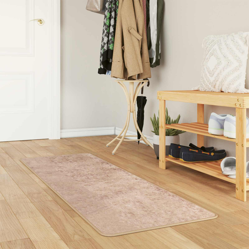Chodnik dywanowy MARSA piaskowy 50 x 200 cm Poliester i PVC