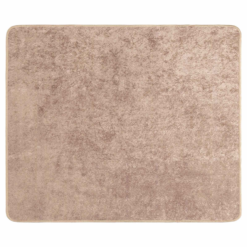 Chodnik dywanowy MARSA piaskowy 80 x 100 cm Poliester i PVC