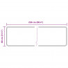Chodnik dywanowy MARSA Żółty 80 x 250 cm Poliester i PVC