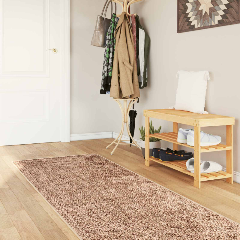 Chodnik dywanowy MARSA Żółty 80 x 450 cm Poliester i PVC